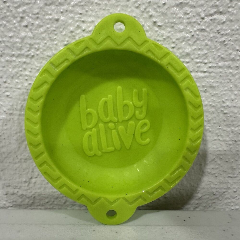 BABY ALIVE Green Food Dish Bowl Accessory Replacement Super Snacks Doll Toy
